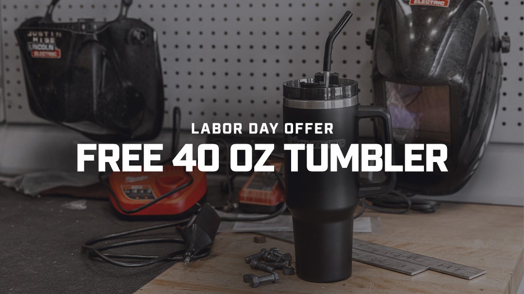 Labor Day Offer: FREE Camburg 40 oz Tumbler with $500+ Purchase