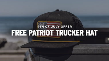 4th of July Offer: FREE Camburg "Patriot" Trucker Hat with $500+ Purchase