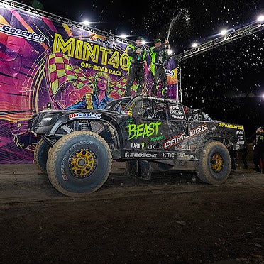 Victory at the MINT 400 2024 - Team MagnaFlow Camburg