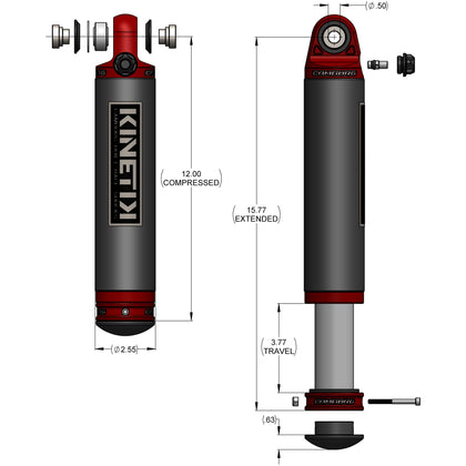 Camburg KINETIK Series 2.5 x 3.75 Bump Stop (Eyelet > Striker)