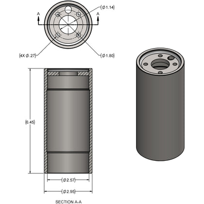 Camburg KINETIK Series 2.5 Bump Stop 6.4" Can (Stem/Flat Top)