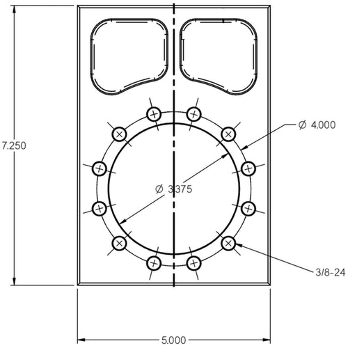 Camburg 4130 TT Bolt-On Spindle Snout Block CAM-010061