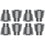 Camburg Chevy Colorado ZR2 17'-22' UCA Heim Spacer Kit CAM-010117