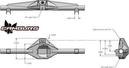 Camburg Axle Housing CAM-020023