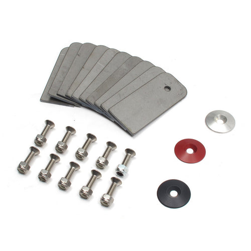Camburg Silver Fender Washer (10 Pack) (Aluminum Washer, Bolt, Body Clip, 1/8" Tab) CAM-040075