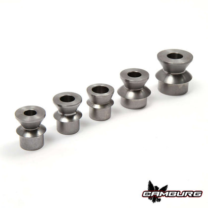 Camburg 1.25" RHT Heim Kit (FK JMX heim, 5/8" ID tall spacers, 1.75" thread bung, jam nut) CAM-040078-625-T