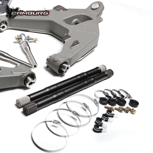 Camburg 17'-20' Ford F-150 Raptor Gray KINETIK Series Long Travel Kit CAM-110176-K-GRY