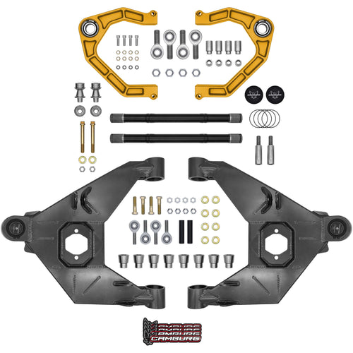 Camburg 21'-26' Ford Bronco Excludes Raptor Gold KINETIK Uniball Trail Series Long Travel Kit CAM-110243-K-GLD