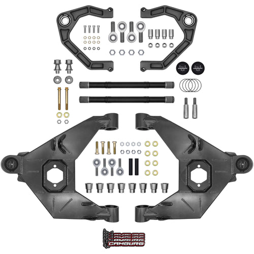 Camburg 21'-26' Ford Bronco Excludes Raptor Gray KINETIK Uniball Trail Series Long Travel Kit CAM-110243-K-GRY