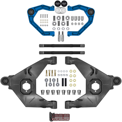 Camburg 21'-26' Ford Bronco Excludes Raptor Blue KINETIK X-Joint XL Trail Series Long Travel Kit CAM-110243-KX-BLU