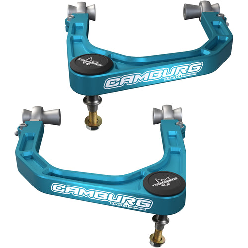 Camburg Ford Bronco Raptor '22-26 KINETIK Performance Billet Uniball Upper Arms (BLUE)