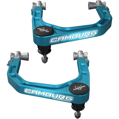 Camburg 22'-26' Bronco Raptor KINETIK Series Blue X-Joint XL Upper Control Arm Kit