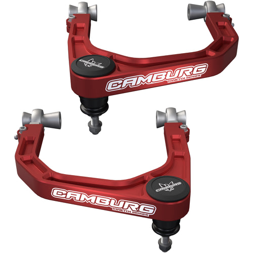 Camburg 22'-26' Bronco Raptor KINETIK Series Red X-Joint XL Upper Control Arm Kit