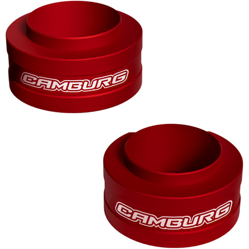 Camburg 24'-26' Ranger Raptor 2.5 in. Red Dominator Series Coil Spring Preload Kit