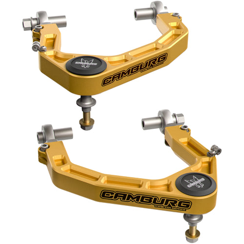 Camburg Ford Ranger Raptor '24-26 KINETIK Performance Billet Uniball Upper Arms (GOLD)