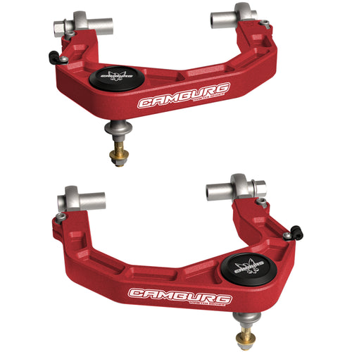 Camburg Ford Ranger '24-26 KINETIK Performance Billet Uniball Upper Arms (RED)