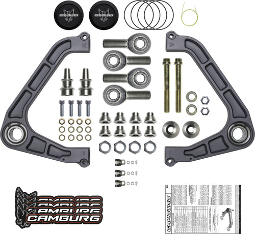 Camburg 19'-24' Silverado 1500 / 19'-24' Sierra 1500 KINETIK Series Uniball Upper Control Arm Kit