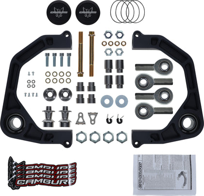 Camburg 22'-26' LX600 / 24'-26' GX550 / 26' 4Runner / 24'-26' Land Cruiser / 24'-26' Tacoma KINETIK Series Gray Uniball Upper Control Arm Kit