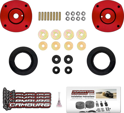 Camburg 07'-21' Tundra 2 in. Red Dominator Series Coil Spring Preload Kit