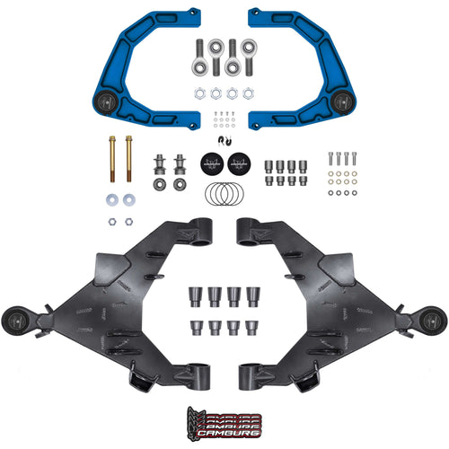 Camburg 2WD/4WD 22'-26' Toyota Tundra Blue KINETIK Uniball Trail Series Long Travel Kit CAM-310217-K-BLU